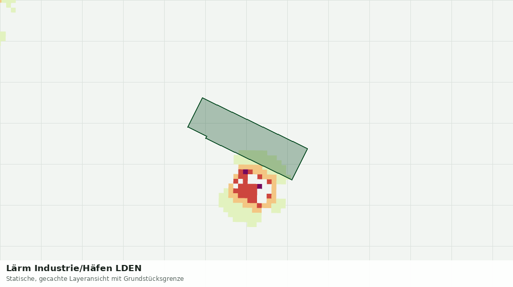 Statische Kartenansicht: Lärm Industrie/Häfen LDEN
