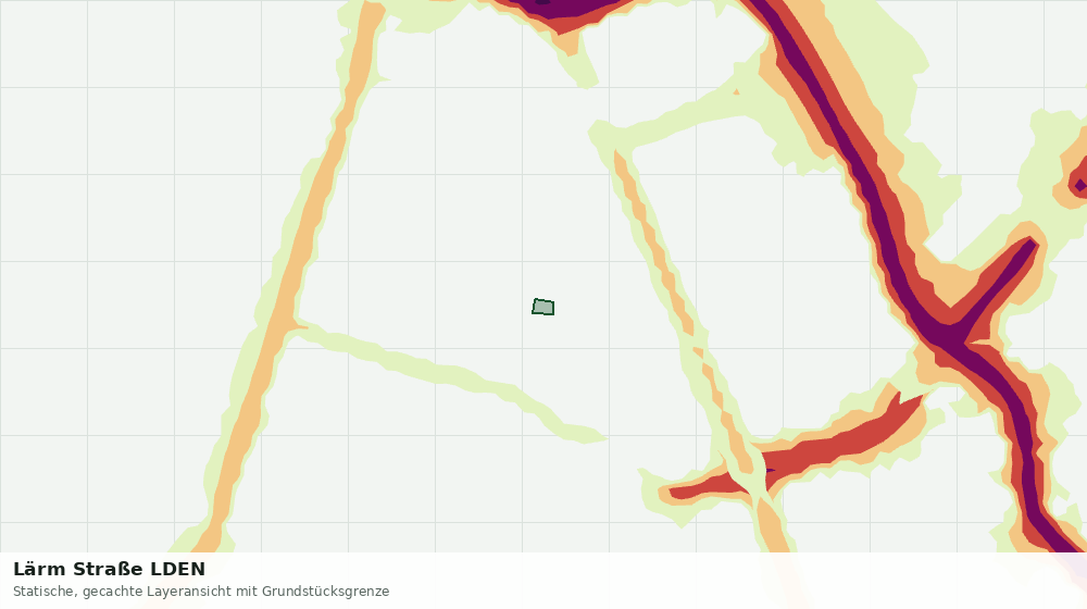 Statische Kartenansicht: Lärm Straße LDEN