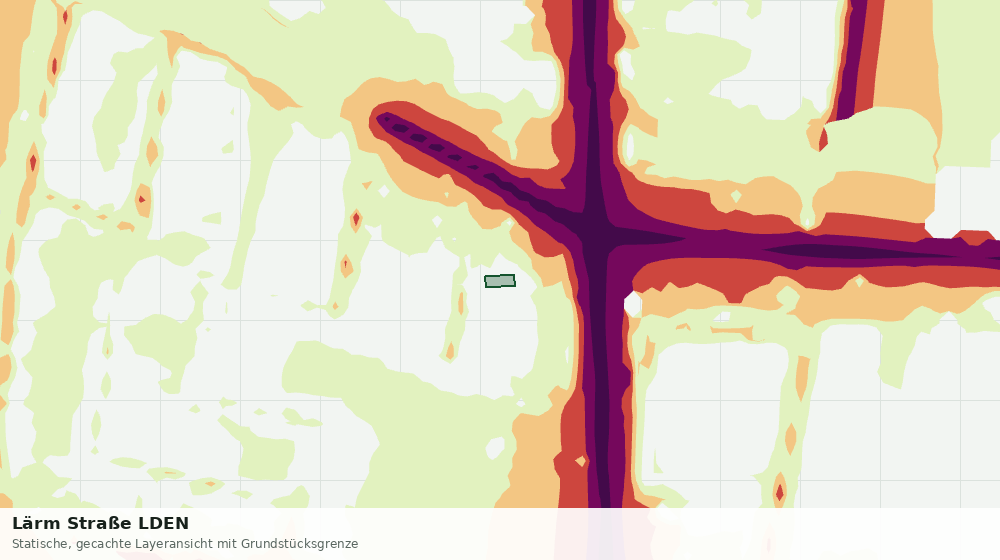 Statische Kartenansicht: Lärm Straße LDEN