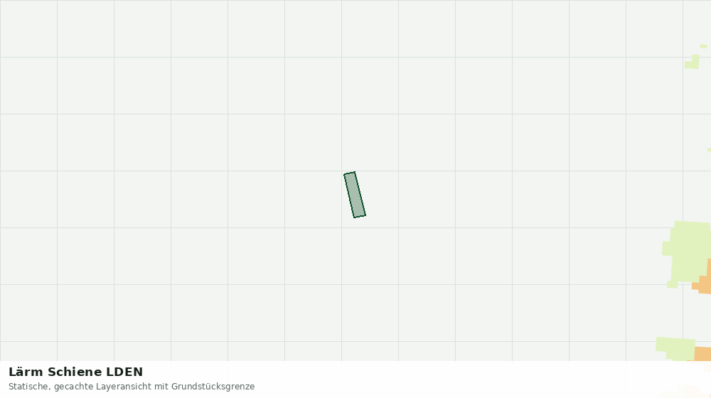 Statische Kartenansicht: Lärm Schiene LDEN