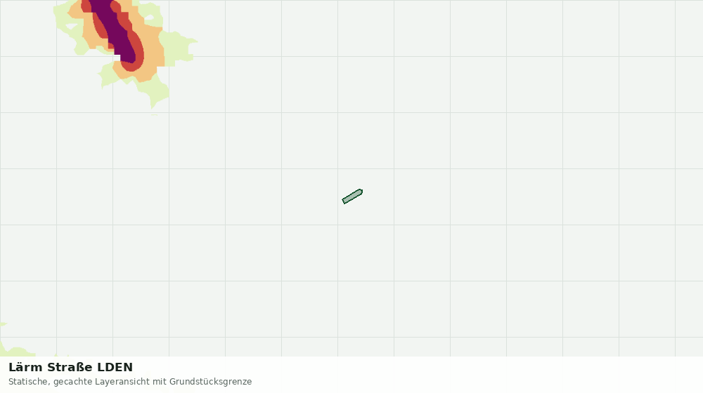 Statische Kartenansicht: Lärm Straße LDEN