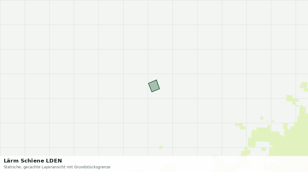 Statische Kartenansicht: Lärm Schiene LDEN