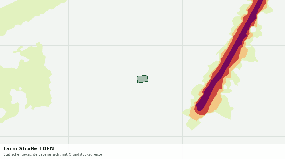 Statische Kartenansicht: Lärm Straße LDEN