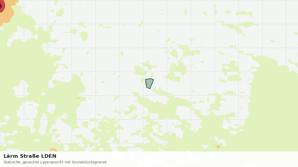 Statische Kartenansicht: Lärm Straße LDEN