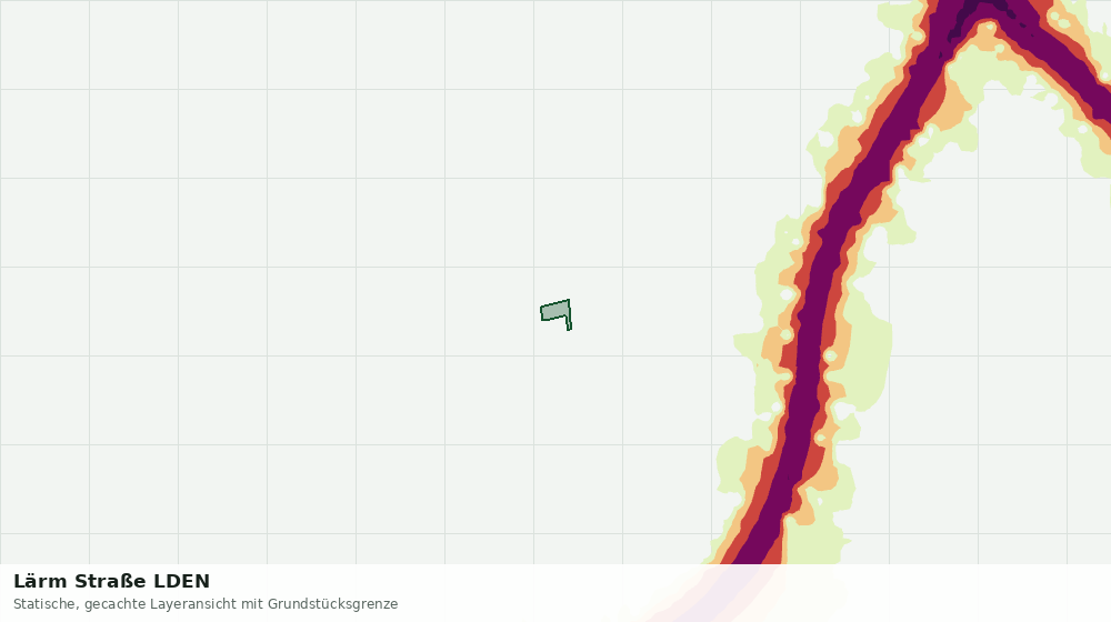 Statische Kartenansicht: Lärm Straße LDEN