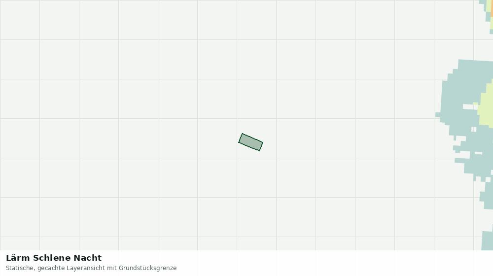 Statische Kartenansicht: Lärm Schiene Nacht
