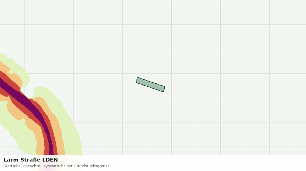 Statische Kartenansicht: Lärm Straße LDEN