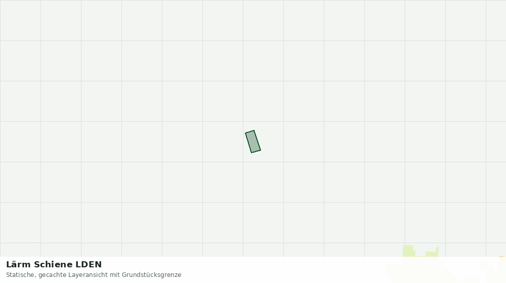 Statische Kartenansicht: Lärm Schiene LDEN
