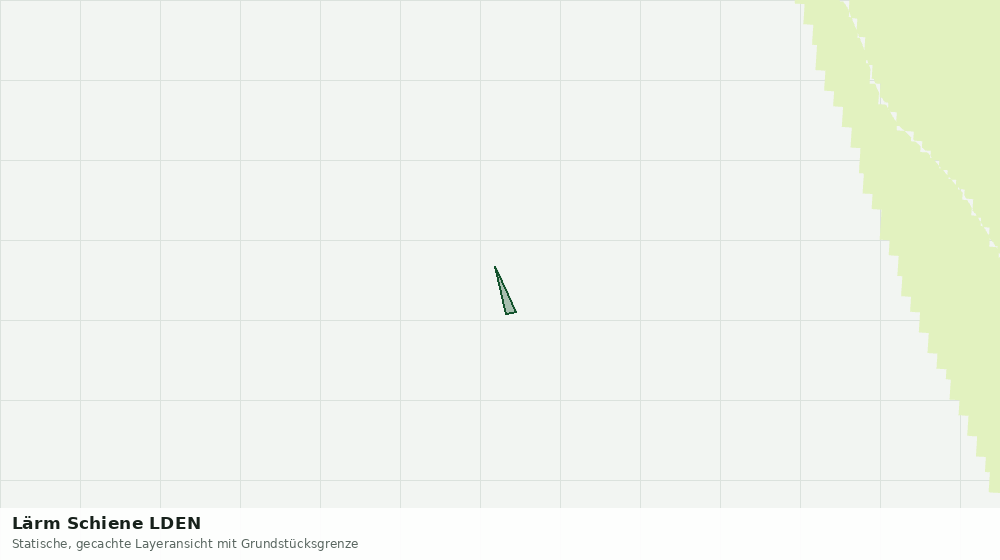 Statische Kartenansicht: Lärm Schiene LDEN