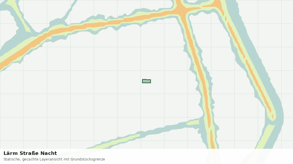 Statische Kartenansicht: Lärm Straße Nacht
