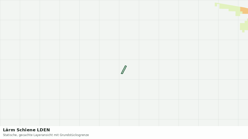 Statische Kartenansicht: Lärm Schiene LDEN