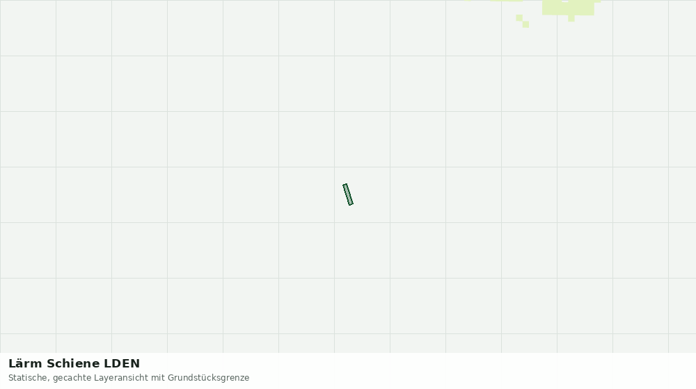 Statische Kartenansicht: Lärm Schiene LDEN
