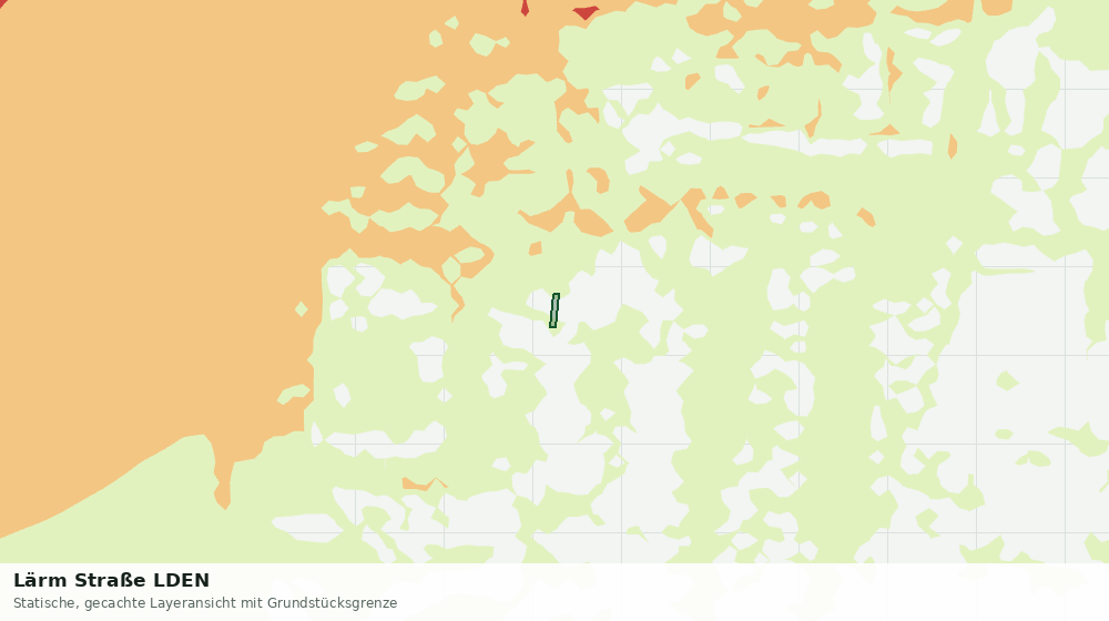 Statische Kartenansicht: Lärm Straße LDEN