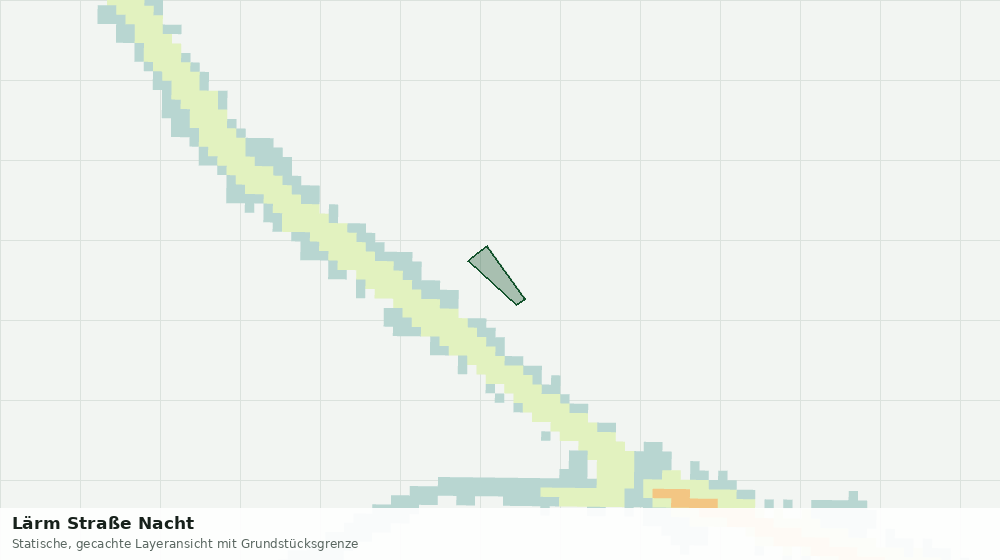 Statische Kartenansicht: Lärm Straße Nacht