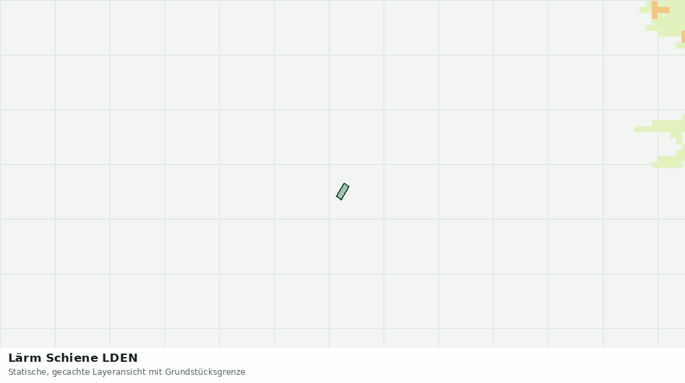 Statische Kartenansicht: Lärm Schiene LDEN