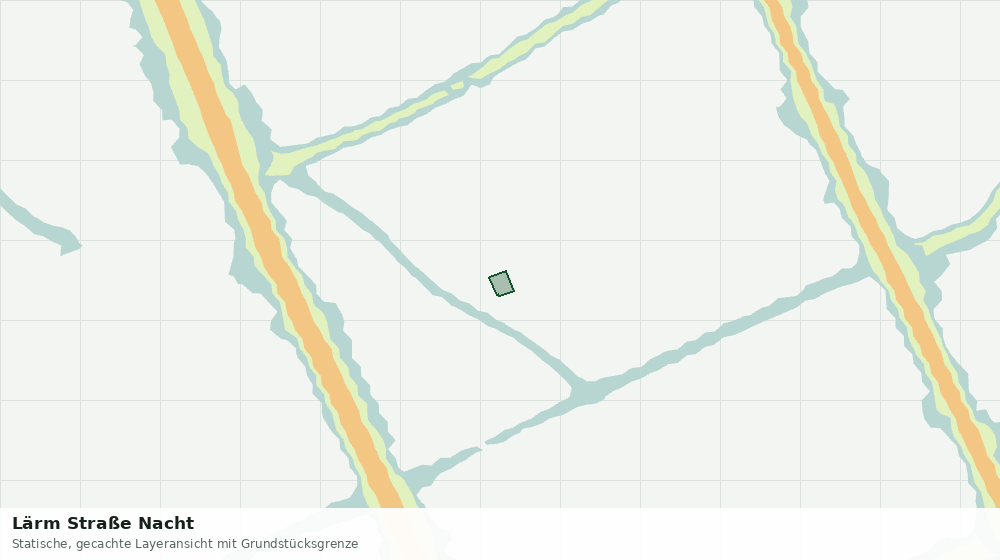 Statische Kartenansicht: Lärm Straße Nacht