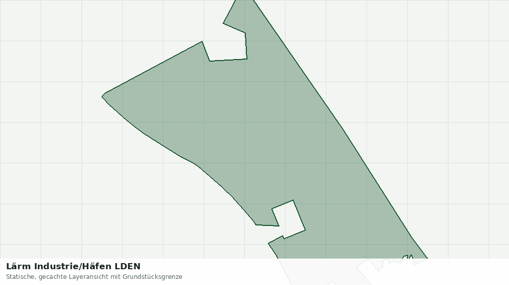 Statische Kartenansicht: Lärm Industrie/Häfen LDEN