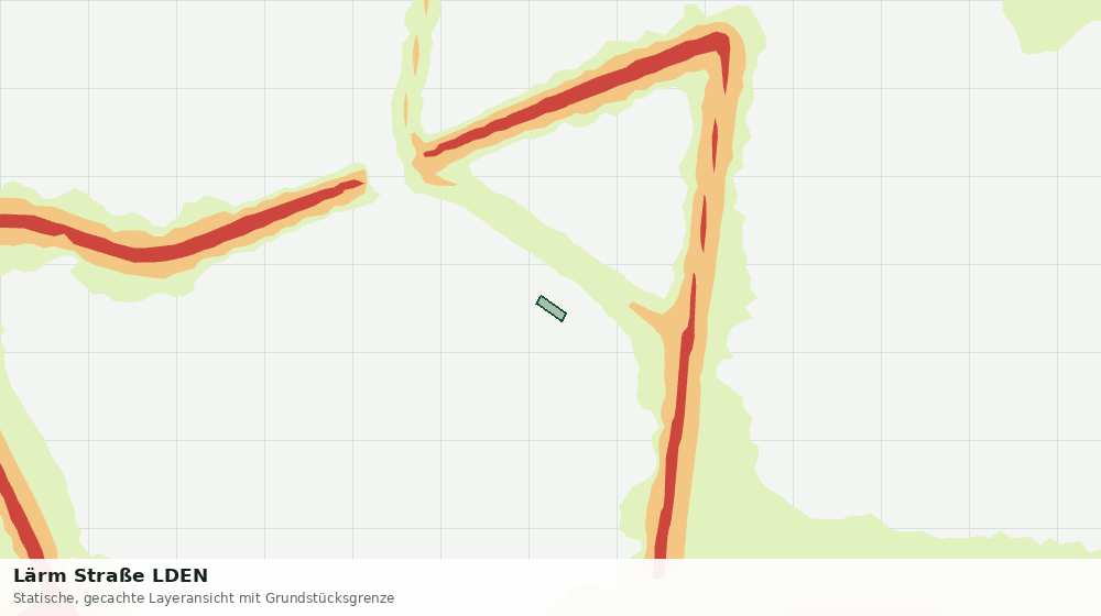 Statische Kartenansicht: Lärm Straße LDEN
