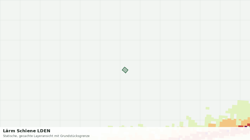Statische Kartenansicht: Lärm Schiene LDEN