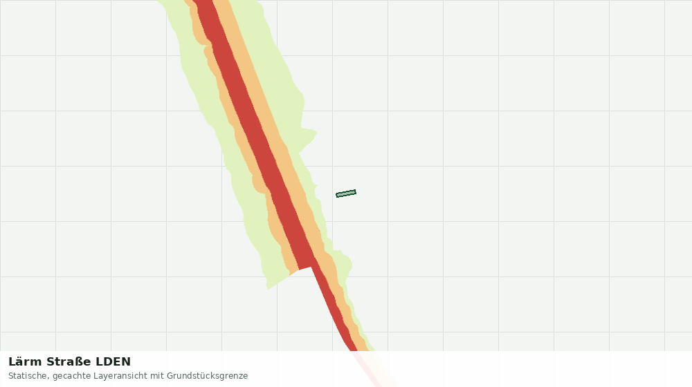 Statische Kartenansicht: Lärm Straße LDEN