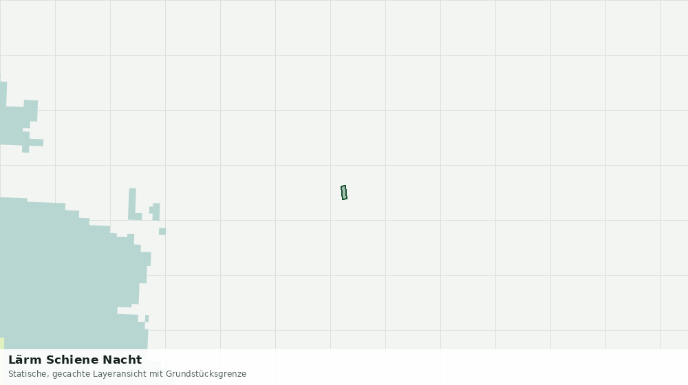 Statische Kartenansicht: Lärm Schiene Nacht