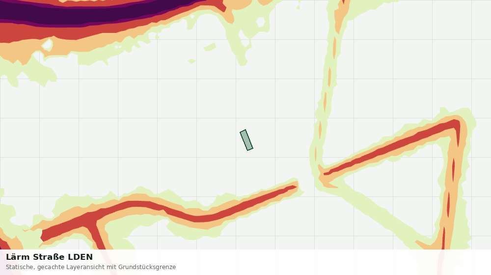 Statische Kartenansicht: Lärm Straße LDEN