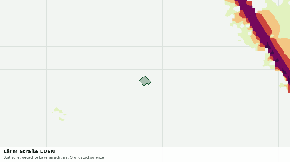 Statische Kartenansicht: Lärm Straße LDEN