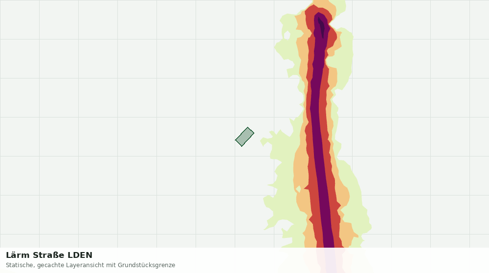 Statische Kartenansicht: Lärm Straße LDEN