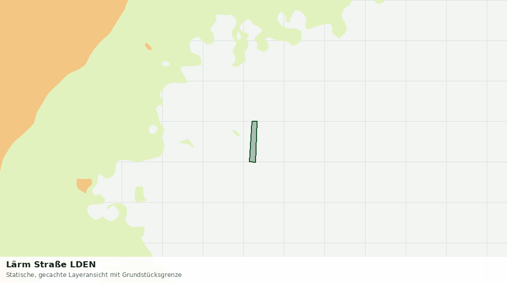Statische Kartenansicht: Lärm Straße LDEN
