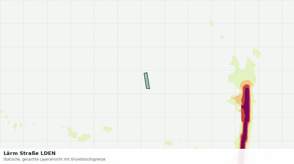 Statische Kartenansicht: Lärm Straße LDEN
