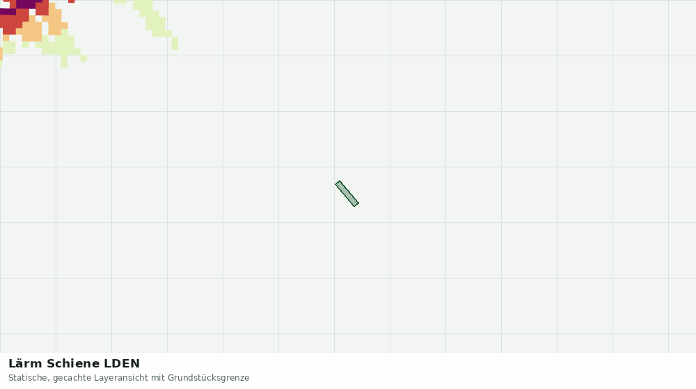 Statische Kartenansicht: Lärm Schiene LDEN