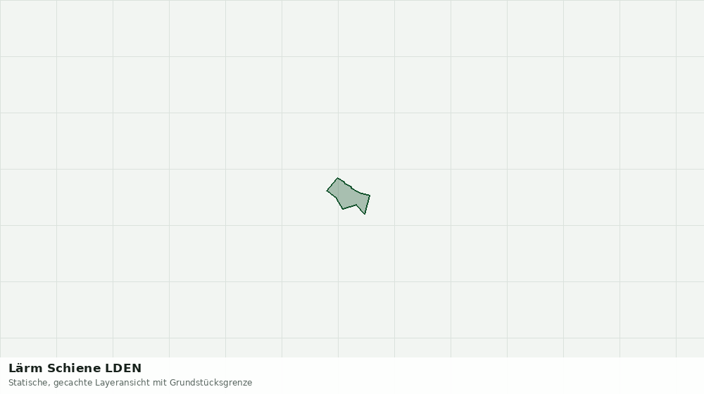 Statische Kartenansicht: Lärm Schiene LDEN