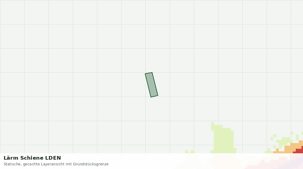 Statische Kartenansicht: Lärm Schiene LDEN