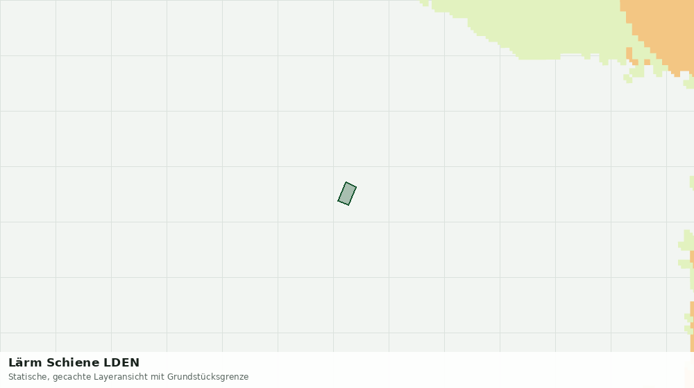 Statische Kartenansicht: Lärm Schiene LDEN