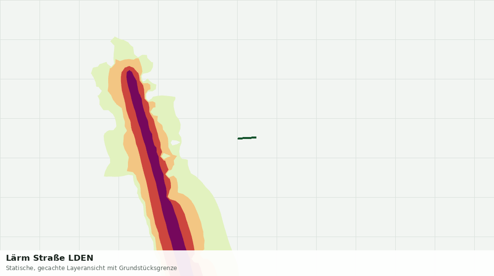 Statische Kartenansicht: Lärm Straße LDEN