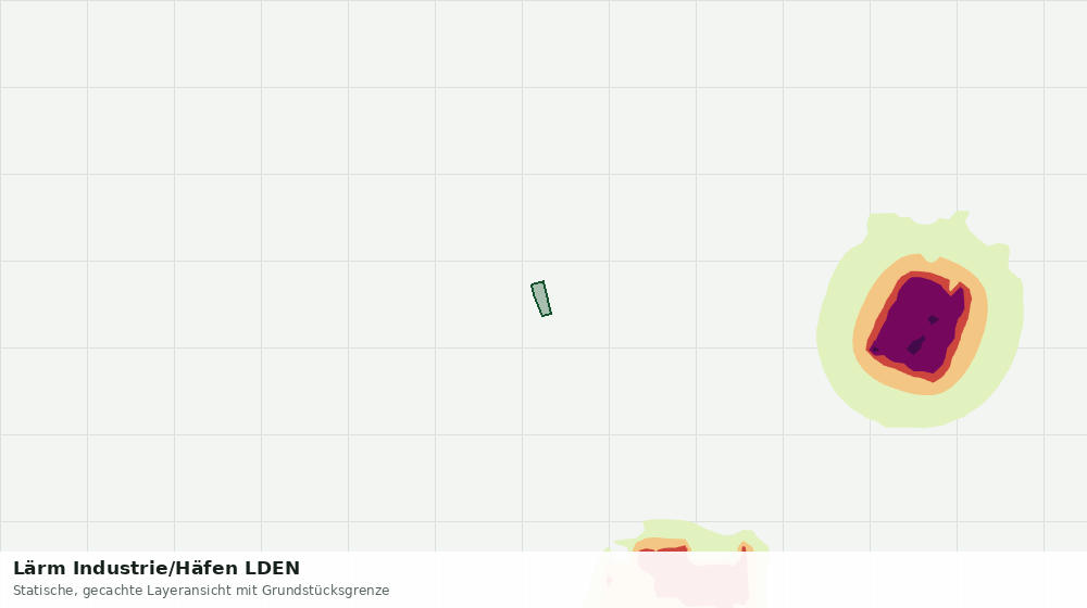 Statische Kartenansicht: Lärm Industrie/Häfen LDEN