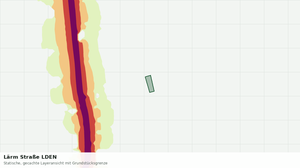 Statische Kartenansicht: Lärm Straße LDEN