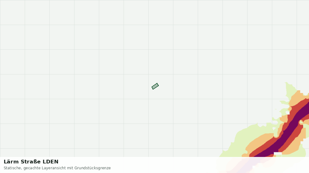 Statische Kartenansicht: Lärm Straße LDEN