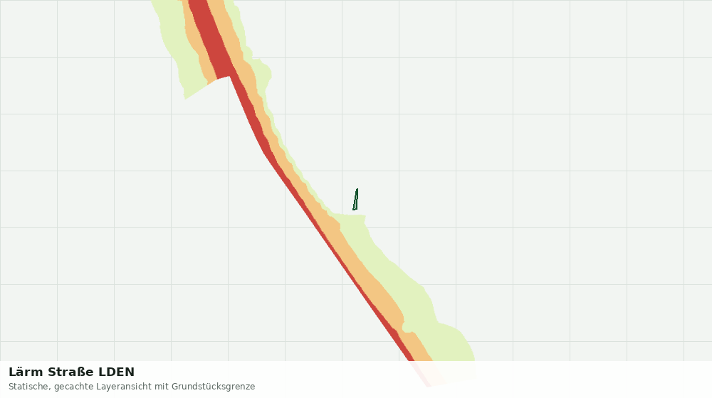 Statische Kartenansicht: Lärm Straße LDEN