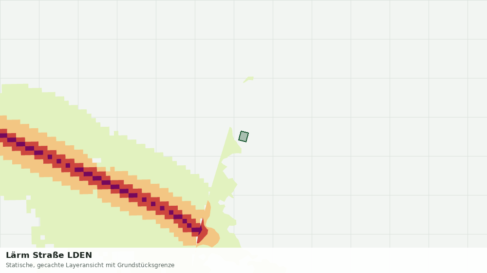 Statische Kartenansicht: Lärm Straße LDEN