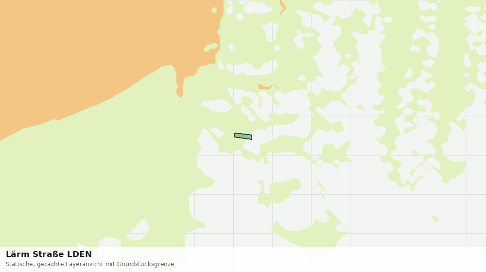 Statische Kartenansicht: Lärm Straße LDEN