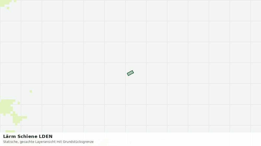 Statische Kartenansicht: Lärm Schiene LDEN