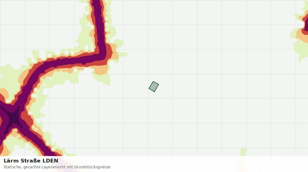 Statische Kartenansicht: Lärm Straße LDEN
