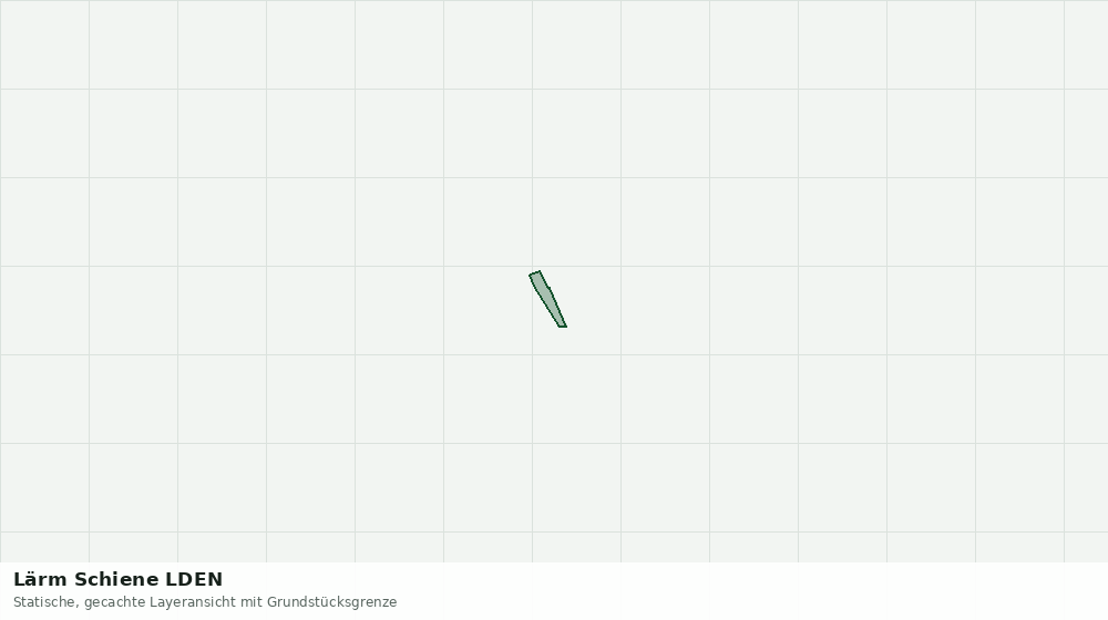 Statische Kartenansicht: Lärm Schiene LDEN
