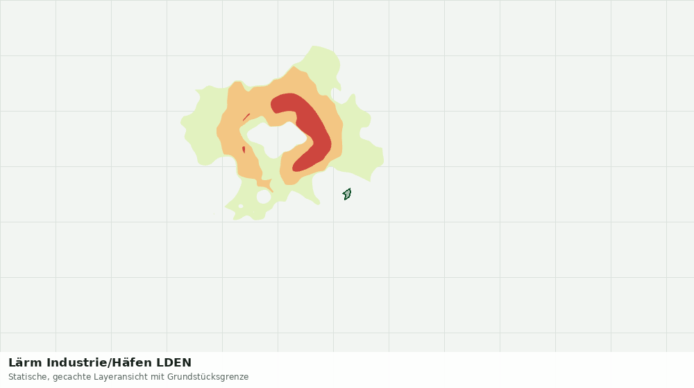 Statische Kartenansicht: Lärm Industrie/Häfen LDEN