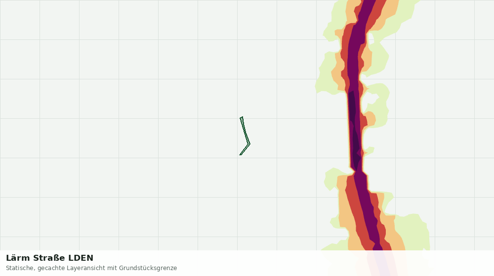 Statische Kartenansicht: Lärm Straße LDEN