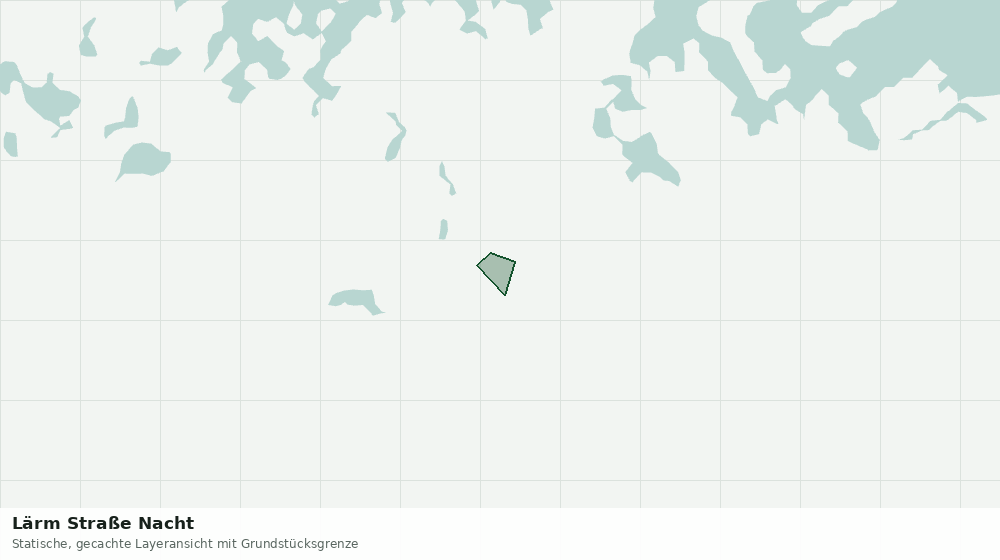 Statische Kartenansicht: Lärm Straße Nacht