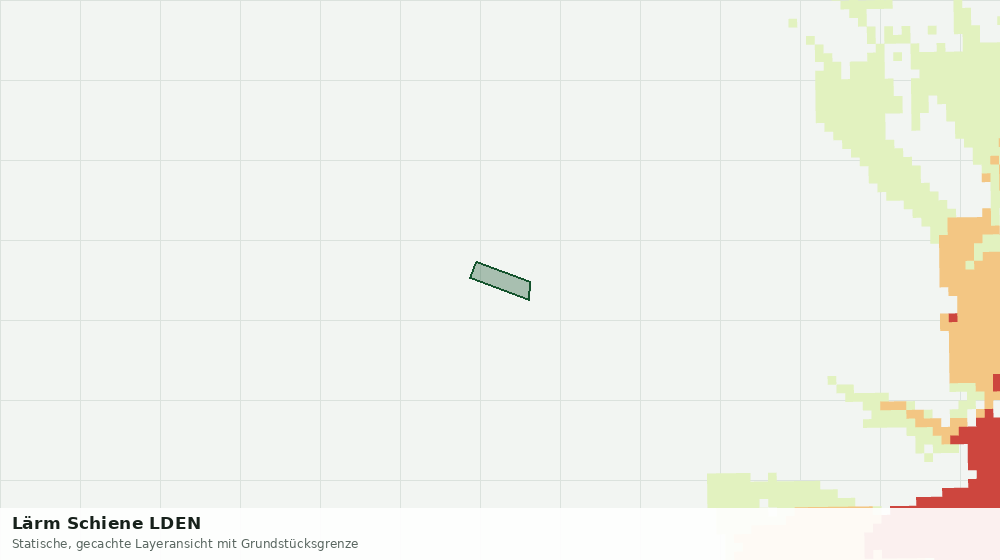 Statische Kartenansicht: Lärm Schiene LDEN