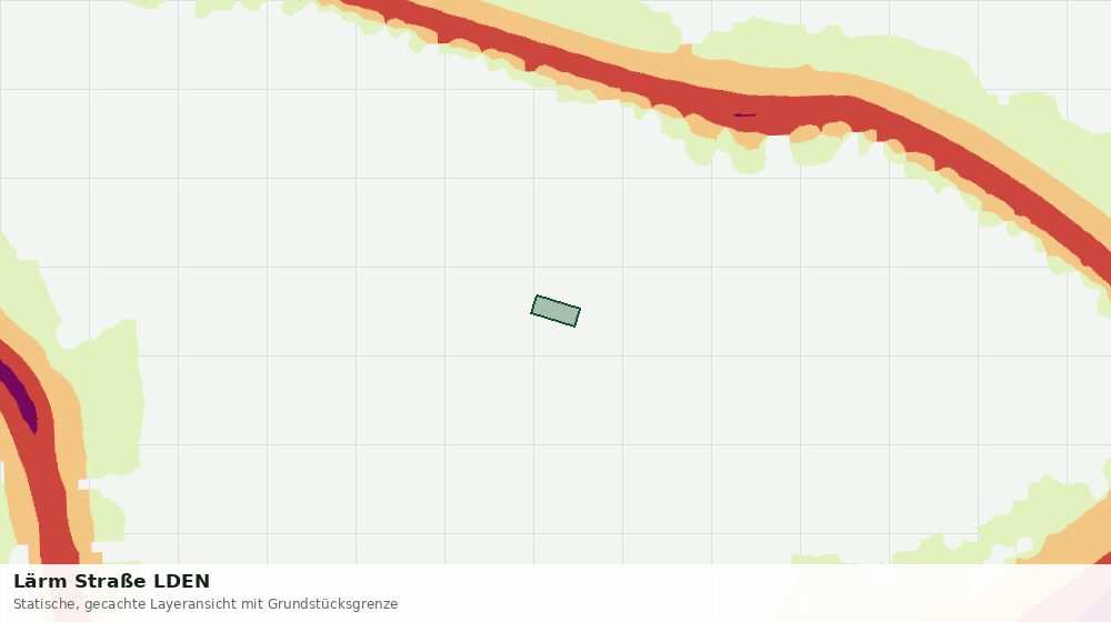 Statische Kartenansicht: Lärm Straße LDEN