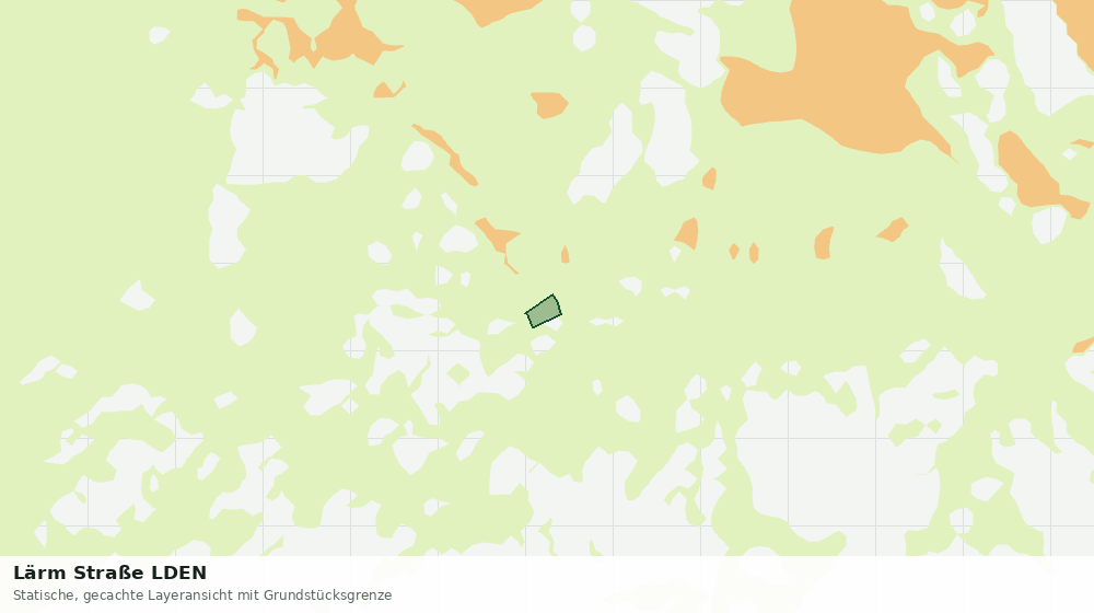 Statische Kartenansicht: Lärm Straße LDEN